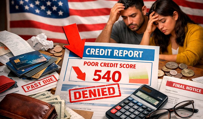 El error que baja el credit score de muchos latinos en Estados Unidos