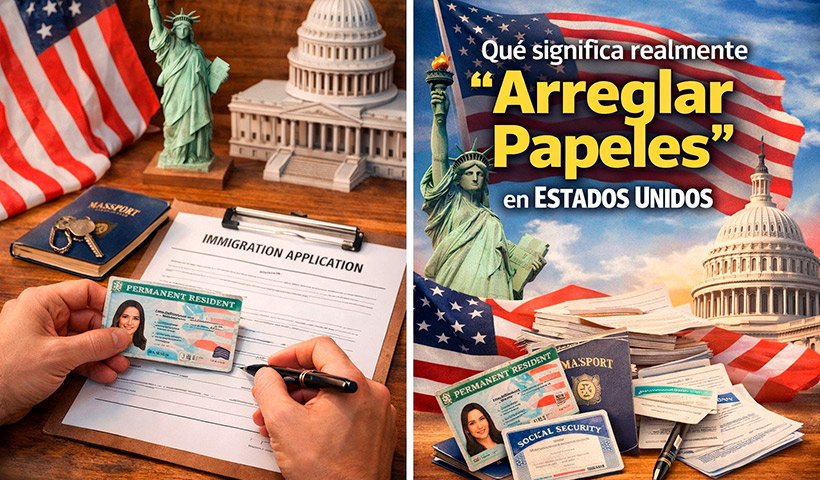 Qué significa realmente “arreglar papeles” en Estados Unidos
